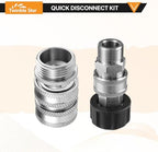 Twinkle Star Pressure Washer Adapter Set, Stainless Steel, 8 Sets - Image 4