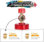 Foam Cannon Kit with Graffiti Short Pressure Washer Gun 3/8" Quick Connect M22-15mm Adapter Adjustable Snow Foam Bottle with 1/4" Quick Connect and 5 Nozzle Tips for Car Wash - Image 5