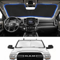 Custom Fit Windshield Sun Shade for 2010-2026 Dodge RAM 2500 3500 by Unknown