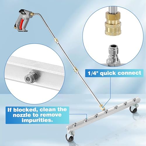 M MINGLE 24” Undercarriage Pressure Washer Attachment - Image 5