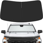 Car Windshield Sun Shade for Chevy 2019-2026 Silverado 1500 & for GMC 2019-2026 Sierra 1500 Accessories (OEM Design) Reflective Foldable Heat Insulation Sunshade for Ultimate Protection by Unknown
