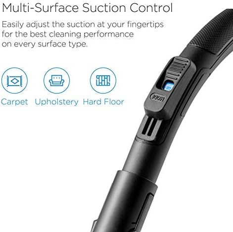 Eureka Canister Vacuum Cleaner, Household Vacuum for Home, Bagless Blue - Image 4