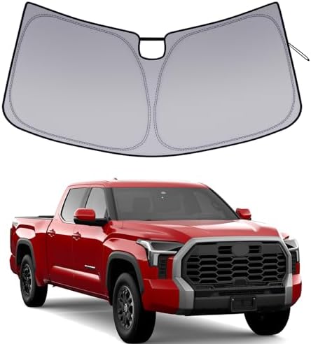 Windshield Sun Shade for Toyota Tundra 2022-2026 Foldable by JDMCAR