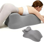 Intimacy Pillow & Sweet Spot Pillow for Couples – Ergonomic Memory Foam Cushion, Multi-Use Wedge Pillow for Daily, Breathable Removable Cover, High-Density Foam, Ideal for Bedroom (Grey) by Paxato