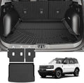 Bronco Cargo mat - Trunk Mat for Ford Bronco Sport 2021-2026(Only for Sport/w/Full Size Spare Tire), All Weather Trunk Mat & Backrest Mat for Bronco Accessories, Heavy Duty Rubber Mats by cartist