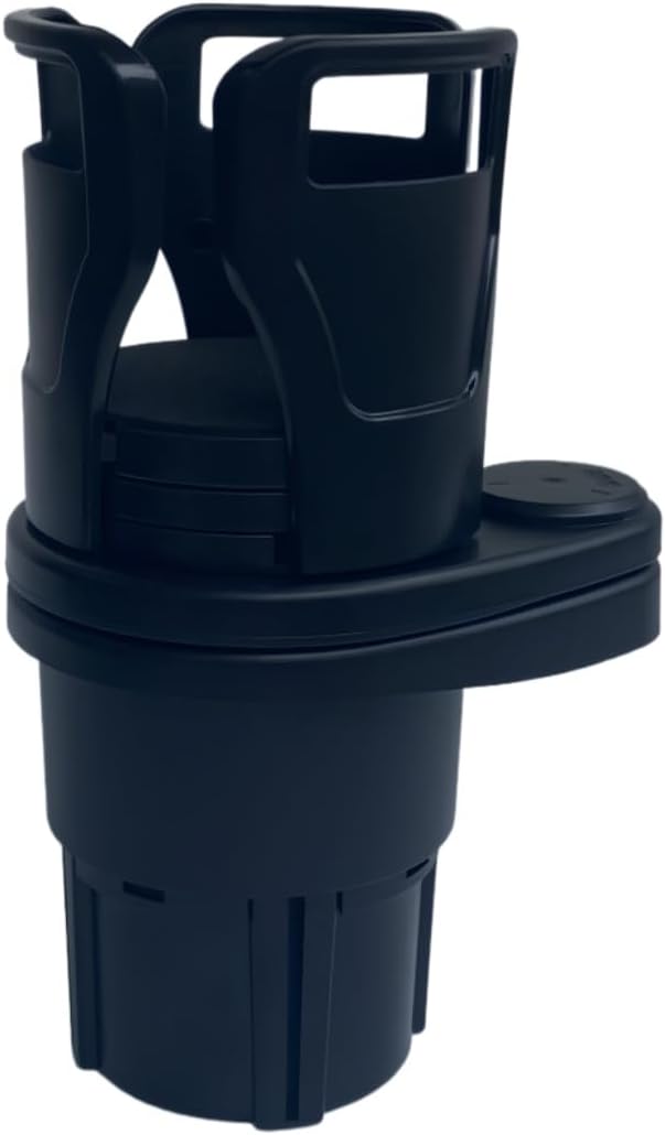 Car Cup Holder Expander，VIVURA 2-in-1 Multifunctional Car Cup Holder, Dual Cup Storage, Compatible with Hydro Flask, Yeti, Nalgene, 32/40 oz Large Bottle Drink Cups by Unknown