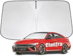 Windshield Sun Shade for Hyundai Elantra 2011-2026 Sunshade by YIZHUOMY