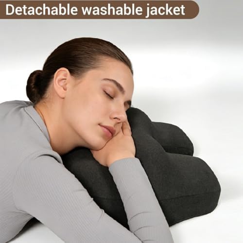 Wedge-Shaped Support Pillow for Lifting Legs and Knees, Memory Foam Intimate Pillow for Adults, Unique Hip-Shaped Cushion to Relieve Back Pressure-Detachable and Washable Coat.（Beige） - Image 5