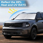 Windshield Sunshade for Kia Telluride 2020-2025 2026 Window Shade Sun Visor - Image 2