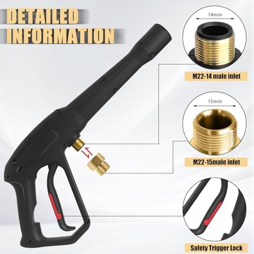 Pressure Washer Spray Gun, for Ryobi Pressure Washer Gun - Image 3