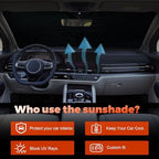Foldable Front Windshield Sunshade fit for Kia Sportage 2018-2022 - Image 4