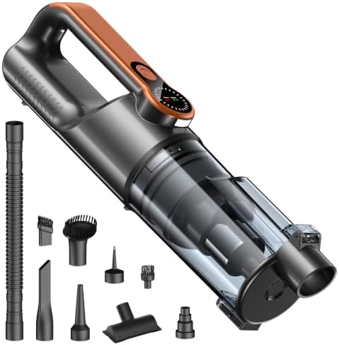 25Kpa Handheld Vacuum Cordless Cleans Car, Home and Office Fast by Unknown