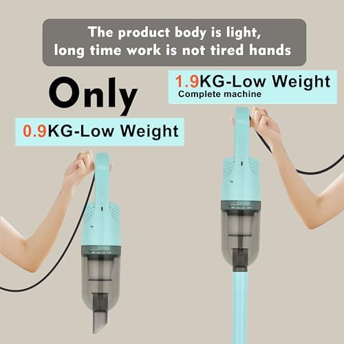 Handheld Vacuum Cleaner,6 in 1 Corded Stick Vacuum Cleaner(White) - Image 4