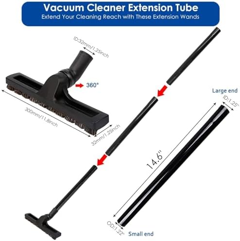 14PCS Universal Vacuum Attachments & Brushes Kit for Shop Vac Accessories - Image 6