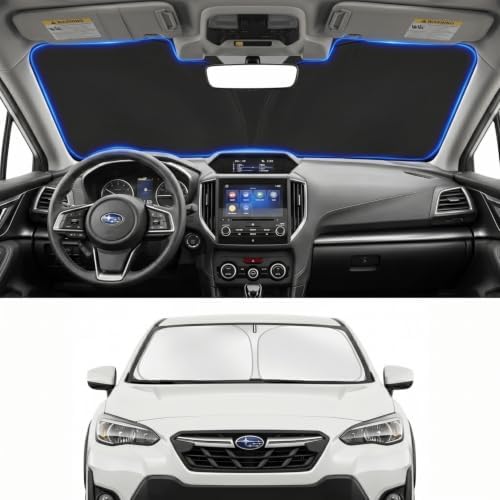 Custom Fit Windshield Sun Shade for Subaru Crosstrek 2018-2026 by Unknown