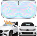 for Volkswagen Golf 2013-2020 2021 Windshield Sun Shade - Custom Fit VW Volkswagen Golf GTI/e-Golf/Golf R 4 Layers Sunshade Foldable Front Window Sunshade Sun Visor Protector Block UV Rays by Unknown