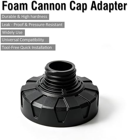 ESP Foam Cannon Adapter Converter 1 inch to 2.16inch, Leak-Proof Threaded Universal Connector, Anti-Slip for Most Foam Bottles & Nozzles - Image 4