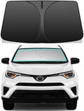 Windshield Sun Shade for Toyota RAV4 2013-2018, 4-Layer 240T Foldable UV Block Car Accessory to Cool Interior by Unknown