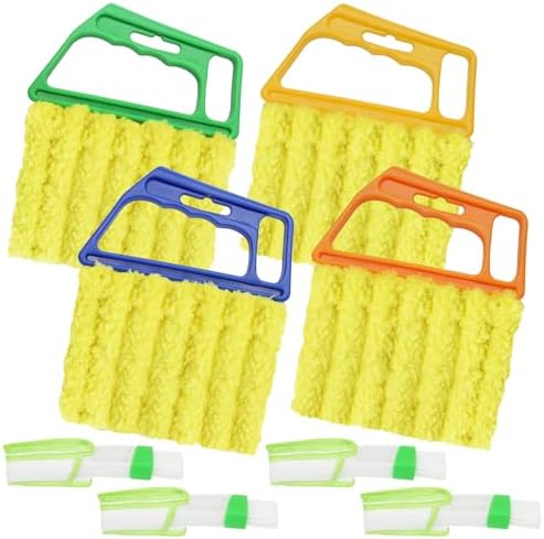 8 Pcs Blind Cleaner Duster Tool Set (4 Colors) by Kyuionty