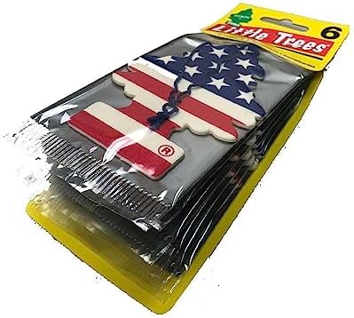 LITTLE TREES Car Air Freshener | Hanging Paper Tree for Home or Car | Vanilla Pride | 6 Pack - Image 2