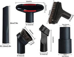 Alrens 7Pcs 1 1/4" Shop Vacuum Attachments Brush for Shop Vac Accessories - Image 2