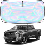 for Toyota Tundra 2022-2025 2026 Windshield Sun Shade - Custom Fit Toyota Tundra (Limited, SR5, Platinum, TRD Pro) 4 Layers Sunshade Foldable Front Window Sunshade Sun Visor Protector Block UV Rays by Unknown