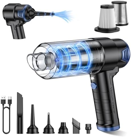 AHNR Handheld Car Vacuum Portable Cordless, 16000PA Hand Vacuum Cleaner by AHNR