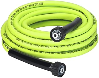 Flexzilla Pressure Washer Replacement Hose, 5/16 in. x 25 ft., 3100 PSI, M22 Fittings, No-Kink, Lightweight, ZillaGreen by Flexzilla