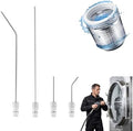 Pressure Washer Needle Nozzle– Stainless Steel Flush Wand by EZALOR