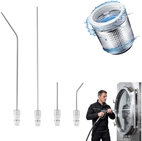 Pressure Washer Needle Nozzle– Stainless Steel Flush Wand by EZALOR