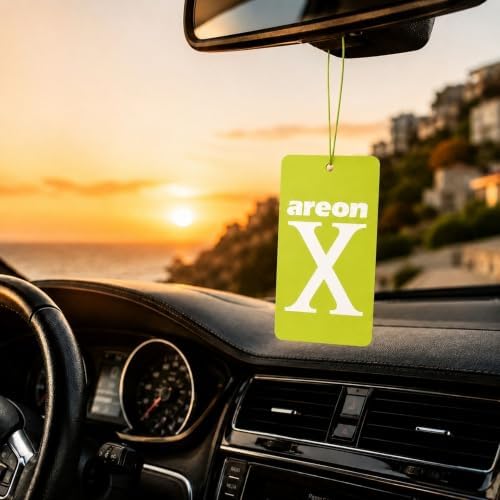 AREON X Mountain Fresh Paper Hanging Car Air Freshener - Pack of 12 - Image 2