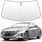 Front Windshield Sun Shade Custom Fit Compatible for Altima 2019-present Sunshade Foldable UV Ray Reflector Sun Visor Protector Accessories Shield Cover Reflective (for Altima 2019-present) by akarin