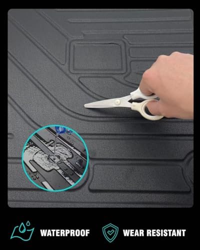 Cargo Liner Trunk Mat fit for Ford Expedition MAX&Lincoln Navigator 2018-2024 Cargo Mat Back Seat Cover Protector Backrest Mat - Image 6