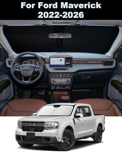 Foldable Front Windshield Sun Shade fit for Ford Maverick 2022-2025 2026 - Image 3