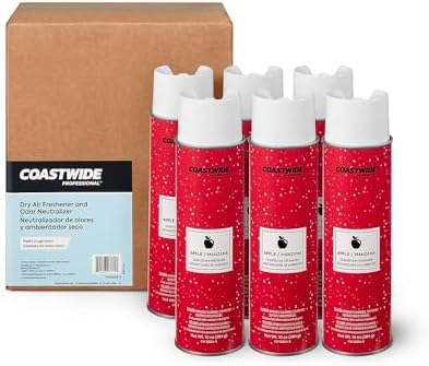 Staples Professional Dry Air Freshener, Apple Orchard, 10 oz, 6-Pk by Staples