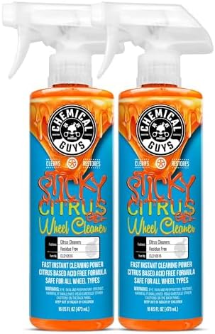 Chemical Guys CLD1051602 Sticky Gel Citrus Wheel Cleaner Gel, (Safe For All Wheel Types) Works on Cars, Trucks, SUVs, Motorcycles, RVs & More, 16 fl oz (2 Pack) by ChemicalGuys