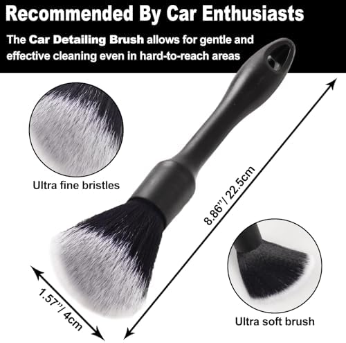 7Pcs Car Wheel Brush kit, Tire Brush, Wheel Cleaner Brush, Soft-bristled Rim Cleaner Brush, Tire Shine Applicator Pad, Car Detailing Brushes, Wheel Brushes for Cleaning Wheels,Tires - Image 5