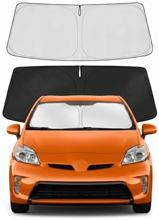 Custom Fit Windshield Sun Shade for Toyota Prius 2010-2015 by Unknown