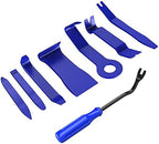 GOOACC GRC-90 Set 8PCS Auto Trim Scratch Removal Tool Car Audio Dash Panel Window Molding Fastener Remover Tool Kit-Blue by GOOACC
