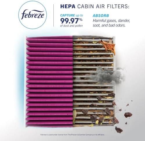 Febreze Odor Control HEPA Cabin Air Filter by PUREFLOW RZ18108H Fits 2018-2026 Chevrolet Equinox 1.5L - Image 3