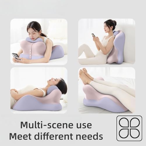 Lovers Pillow Lovers Sweet Intimate Pillow, Keep a Perfect Angle, Strong Foam Will not Shift, Assist Pregnancy, Waterproof Washable Cover. (Grey) - Image 7