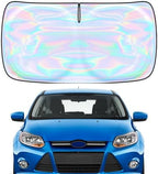 Windshield Sun Shade Cover for Ford Focus 2012-2018 - 4 Layers Sunshade Compatible with Ford Focus Foldable Front Window Sunshade Sun Visor Protector Block UV Rays Keep Your Car Cooler Car Accessories by Unknown