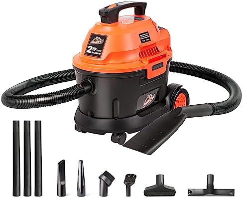 Armor All AA255W 2.5 Gal 2 Peak HP Wet/Dry Utility Vac Orange/Black by ArmorAll
