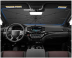 for Windshield Sunshade Umbrella for 2016-2026 Honda Ridgeline, Custom Fit Windshield Sun Protector Cover, 6-Layer Heat-Resistant Fabric, Ultra-Strong Fiberglass Frame (for 2016-2026 Ridgeline) by BSTW