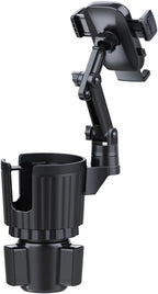 Cup Holder Phone Mount for Car, 2 in 1 Cell P Car Mount 360 Rotation Cup Holder Expander for Stanley 10-40oz Drink Bottles, Mugs and Phone Compatible with iPhone Samsung - Image 6