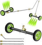 Undercarriage Pressure Washer Attachment 16 inch, Water Broom 4000 PSI by Heliwoo