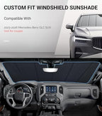 Pigenius Windshield Sunshade for Mercedes-Benz GLC SUV 2023-2026 Front Window Sun Shade - Safeguard - Image 2