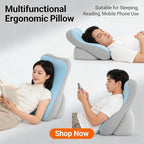 Ergonomic Multi-Angle Reading Pillow for Bed, Backrest Pillow for Sitting in Bed with Lumbar Support Cushion, Support for Back Pain Relief, Comfortable Back Cushion for Gaming, Pregnancy, Office Chair - Image 4