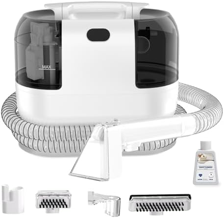 PUREBEAR 18Kpa Portable HandHeld Carpet Cleaner Machine With Shampooer by 24-hourrapidresponse