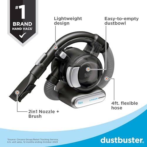 BLACK+DECKER dustbuster FLEX Cordless Handheld Vacuum, Home, Pet and Car Vacuum (BDH2020FL) - Image 3